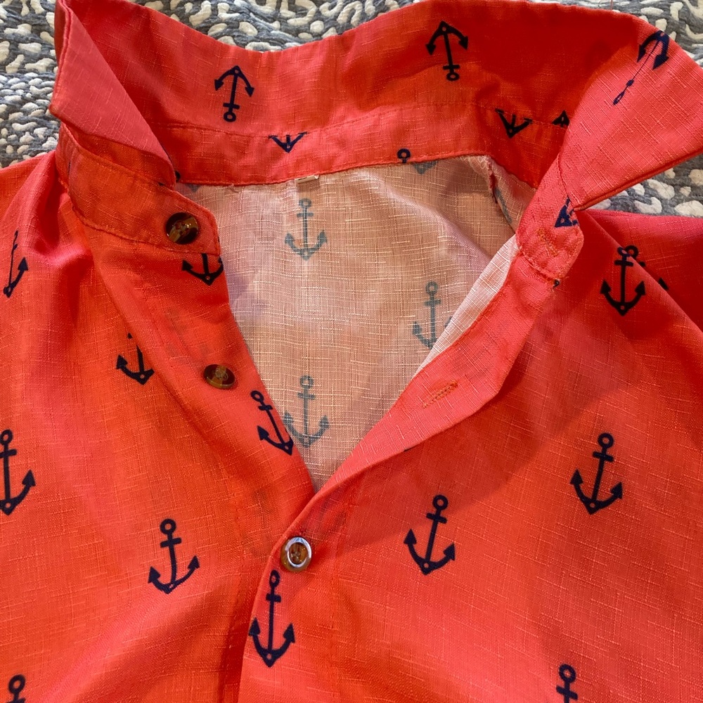 🔥Mens summer yaht anchor shirt🔥